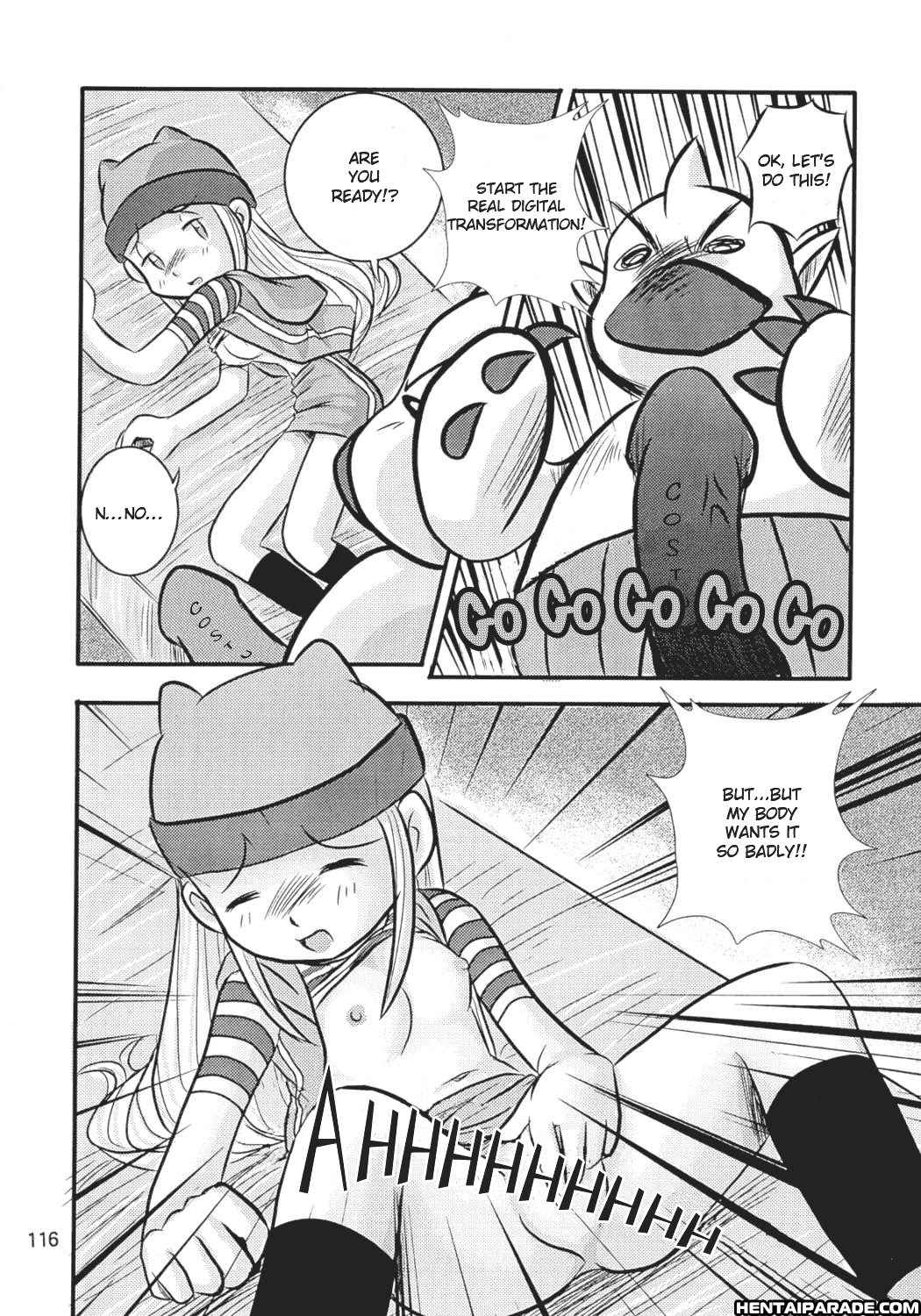 Digimon frontier drawing comic porn