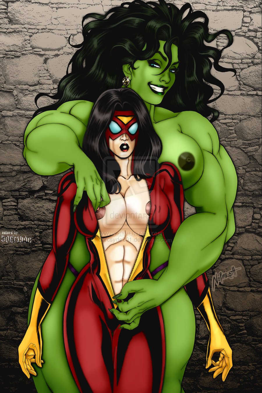Red She Hulk Hentai image #186593