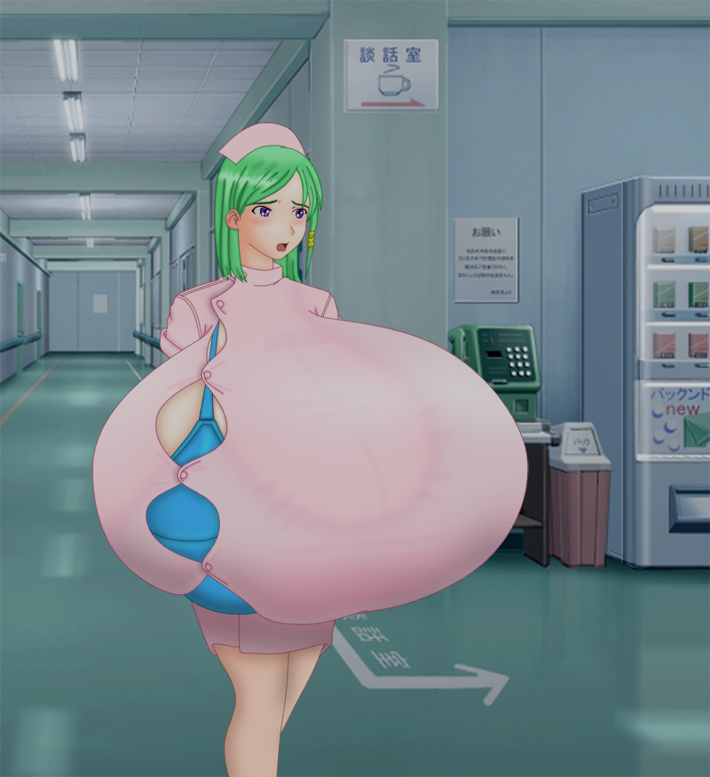 Inflation anime breast [MMD] Miku