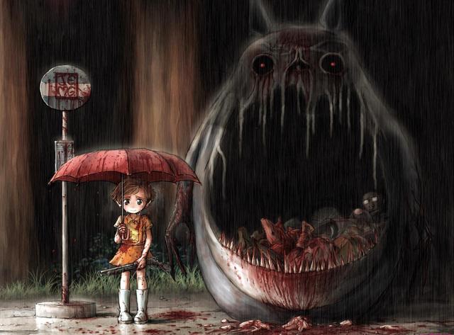 anime hentay manga porn anime hentai manga parody original wallpaper monster media interesting neighbor totoro creepy