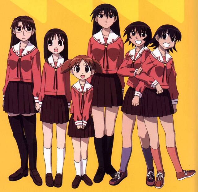 azumanga daioh porn chan school uniform winter azumanga daioh yomi kasuga chiyo kagura sakaki tomo osaka ayumu takino mihama mizuhara koyomi