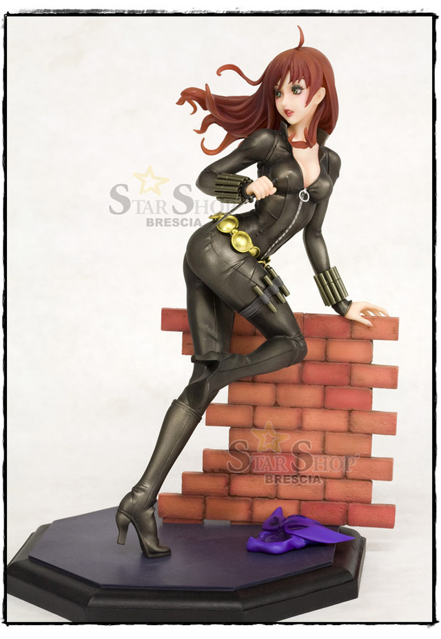 black widow hentai black madhouse foto varie pvc figure widow marvel costume grey bishojo shunya yamashita covert ops