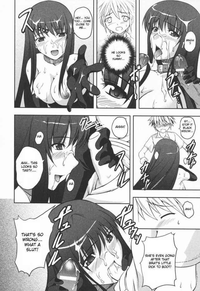 black widow hentai black manga widow