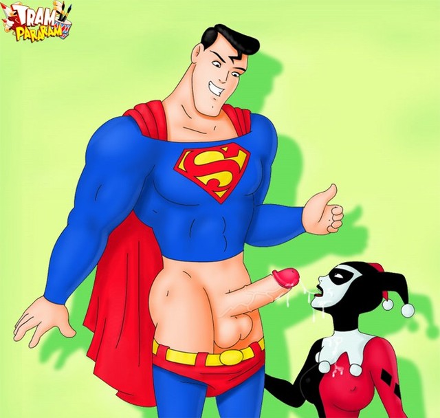 cartoon porn manga superman batman hulk spider stud