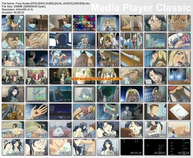 foxy nudes hentai screenshots single original plot media foxy nudes newscaster etsuko yamanobe