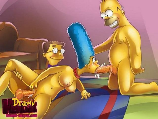 hentai horny naked porn page simpsons simpson marge
