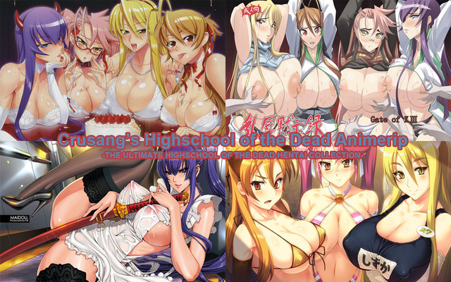 highschool of the dead hentai highschool dead hotd animerip