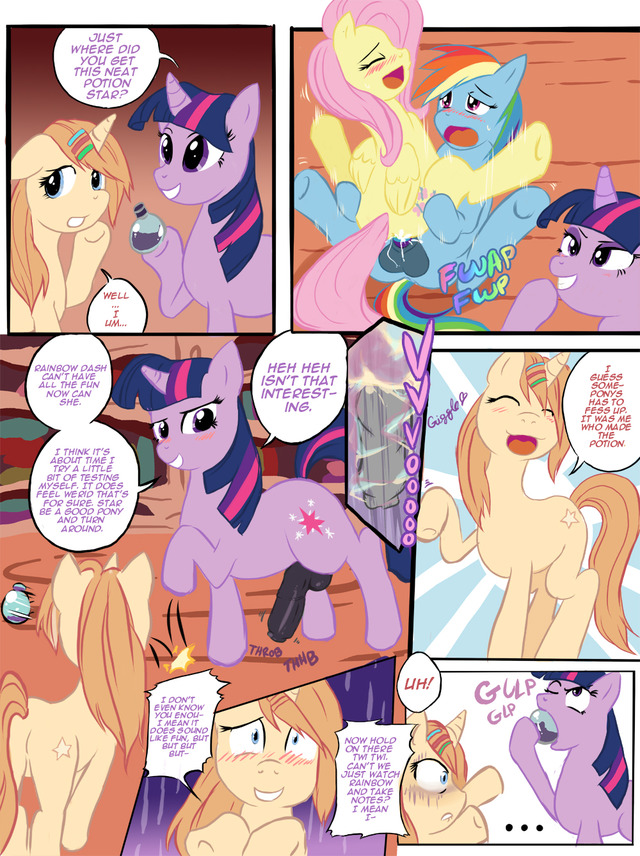 magical twilight hentai little cef pony friendship magic comic twilight sparkle fluttershy rainbow dash darkstarchan faeaf