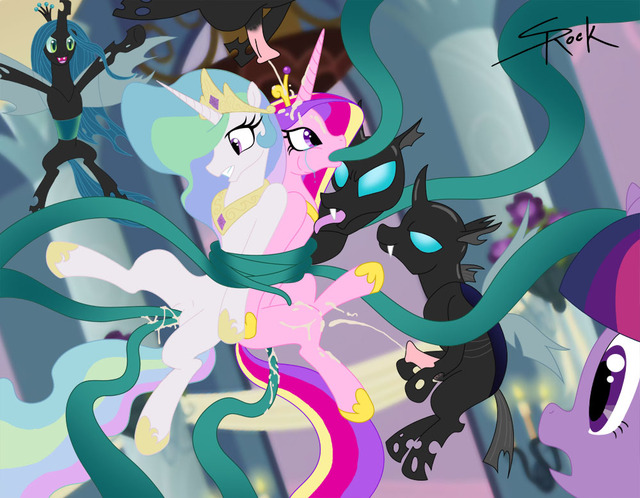 magical twilight hentai little pony friendship magic queen twilight princess sparkle celestia cadence chrysalis selrock