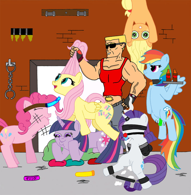 magical twilight hentai little pony friendship magic twilight sparkle applejack fluttershy pinkie pie rainbow dash rarity duke nukem thekiwidude