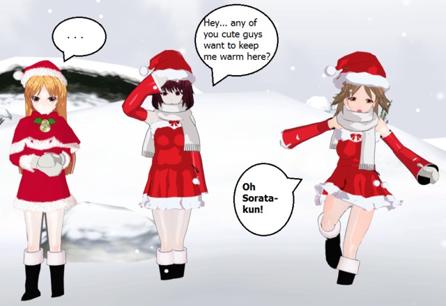 shocking pink hentai girls morelikethis quamp pet kanojo sakurasou santa helpers ryt