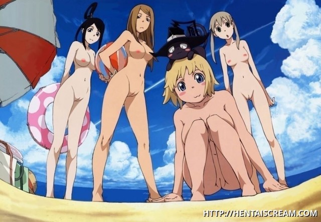 sins of the sisters hentai sisters like naked beach play maka albarn thompson tsubaki nakatsukasa