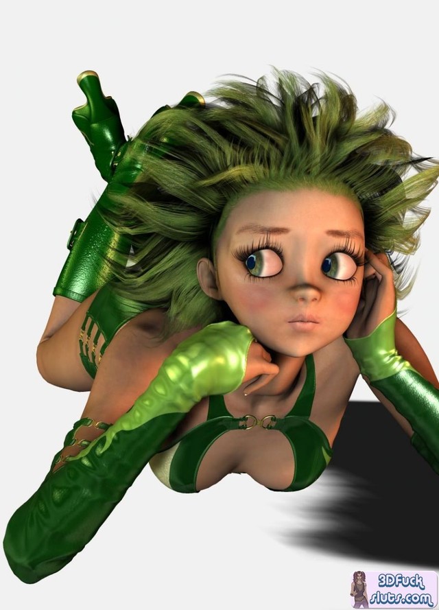 3d toons hentai gallery girl toon green