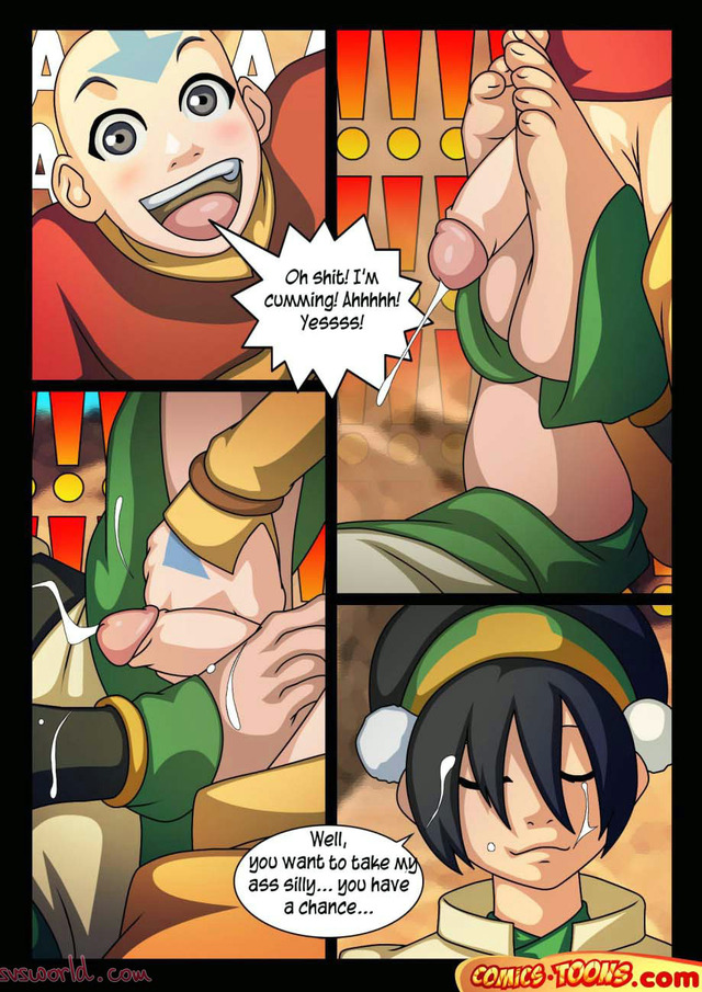 aang toph hentai media avatar aang toph