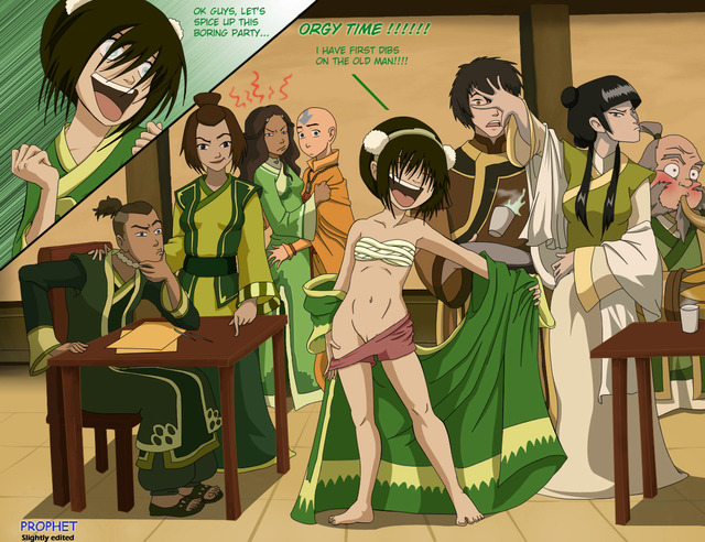 aang toph hentai last entry suki abe mai avatar aang airbender katara toph fong zuko bei iroh prophet sokka