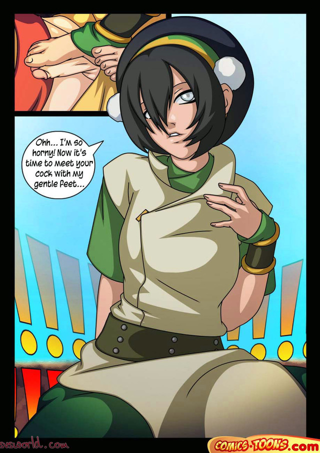 aavatar hentai hentai doujinshi footjob avatar aang toph