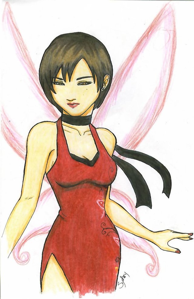 ada wong hentai pre morelikethis ada traditional wong mixedmedia butterfly angelrinoal