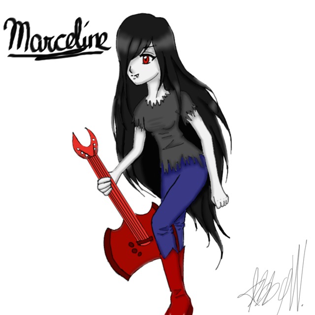 adventure time marceline hentai manga digital morelikethis paintings marceline abicadabi ypaqa