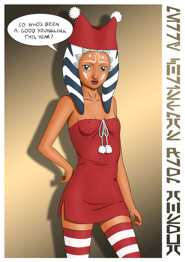 ahsoka hentai pics from pre morelikethis artists merry christmas ahsoka fubori