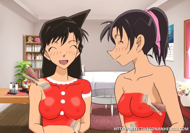 ai hentai that much now more ran fun knows real but clothes wearing conan mouri haibara painted