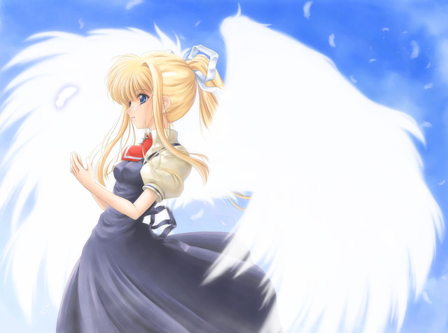 air tv hentai angel blonde hair horizontal air ratio