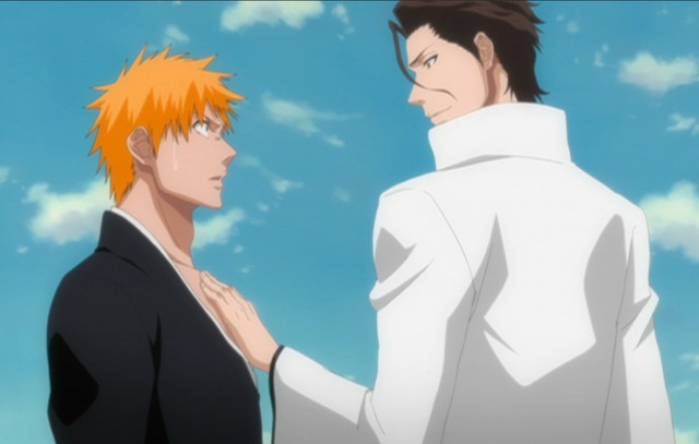 aizen hentai too bleach ichigo close aizen