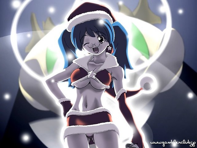 aki hinata hentai aki club breasts keroro gunsou cleavage hinata christmas cameltoe highres natsumi gambler