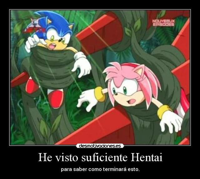 amy rose sonic hentai hedgehog carteles