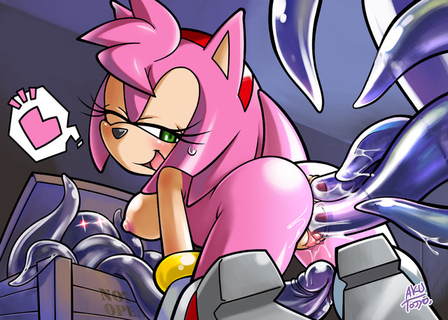 amy rose sonic hentai anal ass breasts blush tentacle pussy anus amy zero sonic juice furry heart rose hedgehog vaginal chaos clitoris tojyo