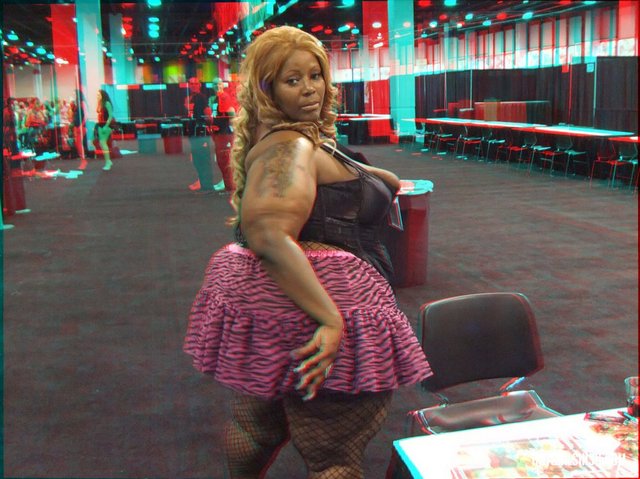 anaglyph hentai black woman fat suit bathing ssbbw anaglyph