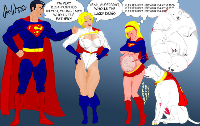 anal justice hentai girl supergirl superman america justice entry family power fac league society scatwoman krypto