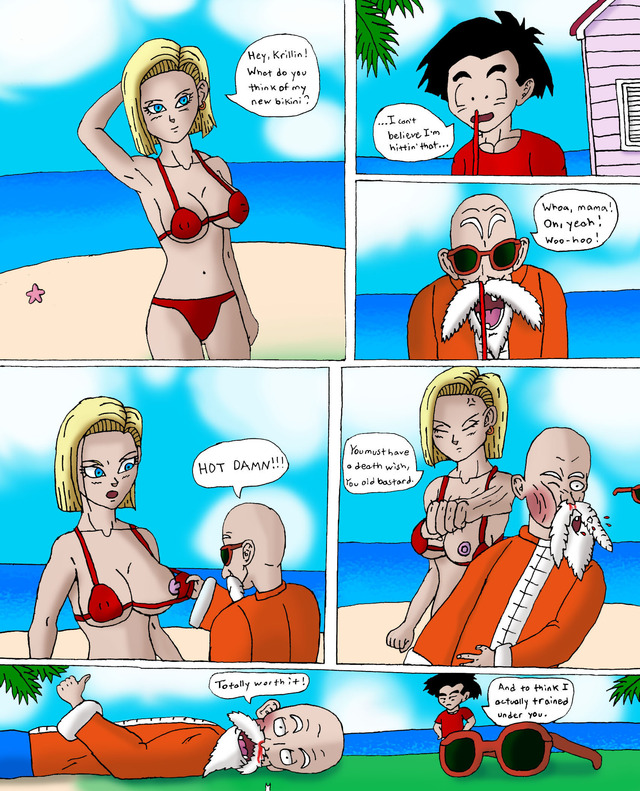 android 18 dragon ball hentai dragon android comic krillin master eaa ball dragonball roshi ics kilotrays