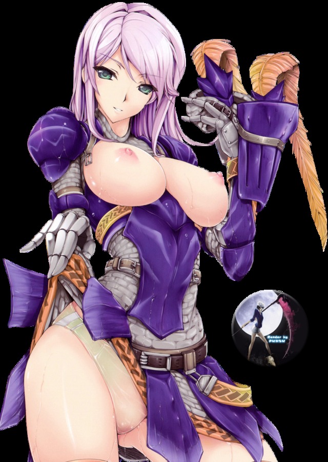 anime y hentai hentai ecchi yuuki monster hunter renders momo