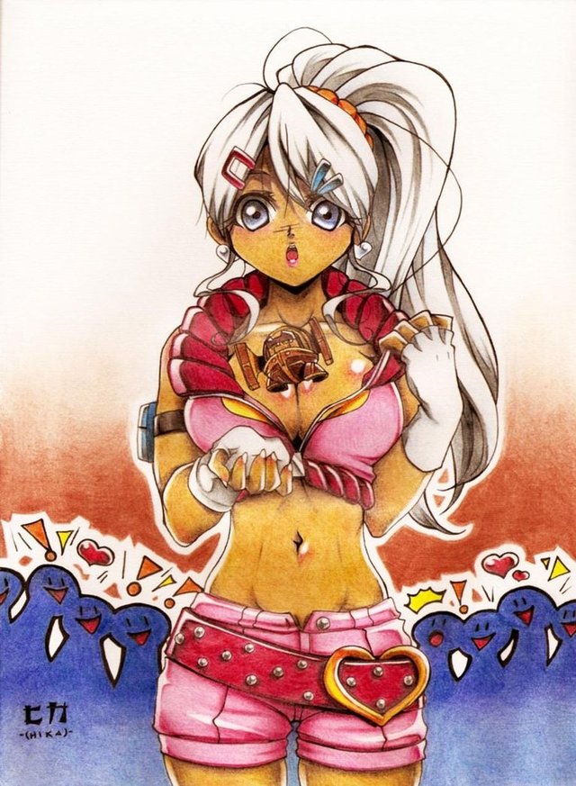 bakugan julie hentai art pre hika fight julie unik