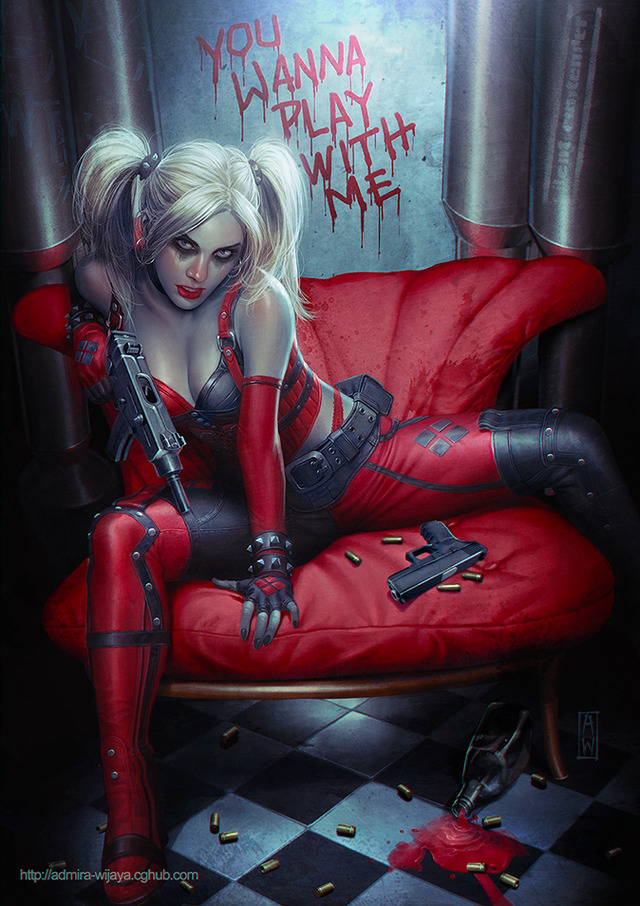 batman hentai game this play artwork wants harley quinn realistic wanna admirawijaya