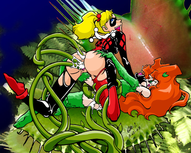 batman poison ivy hentai pictures tentacles user ivy amp harley bar scorpio