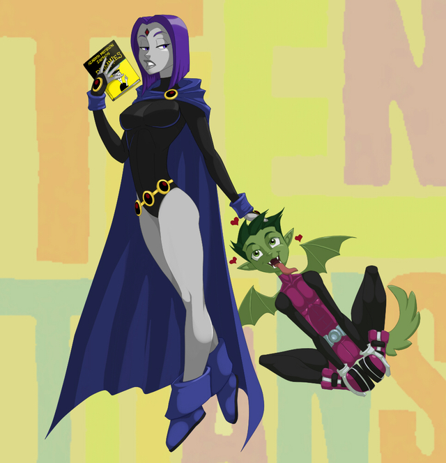 beast boy hentai pictures album superheroes lusciousnet beast boy raven slut sorcerous