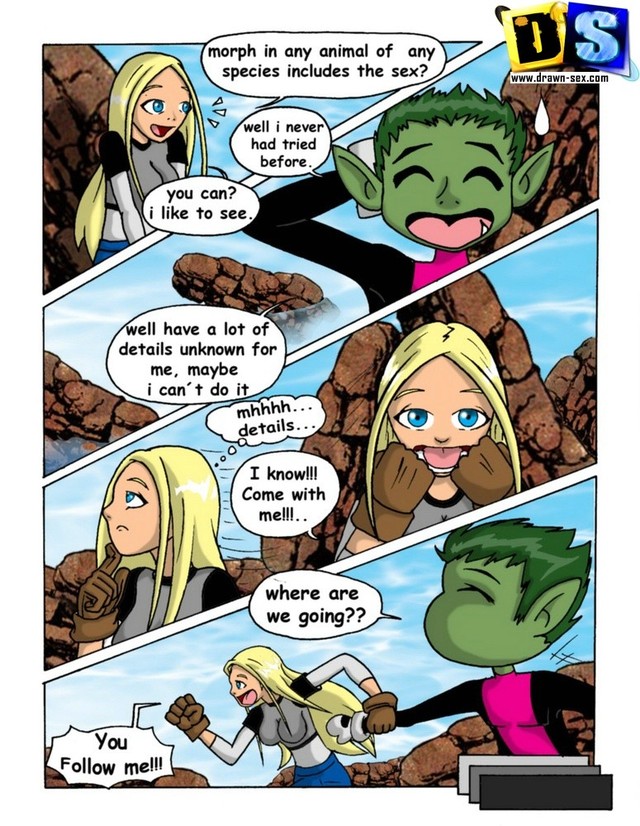 beast boy hentai comics teen titans