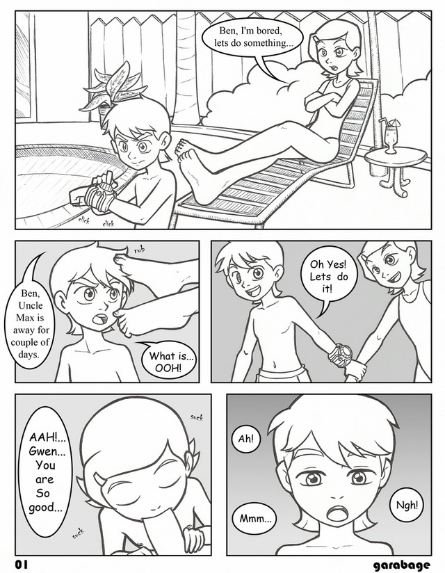 ben 10 e hentai ben fec comic bed dee gwen tennyson garabatoz baaee