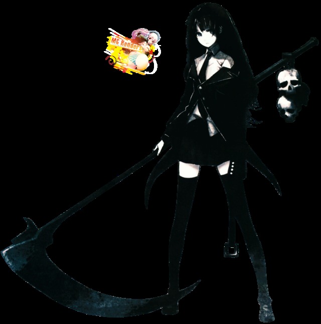 black rock shooter hentai black render rock shooter