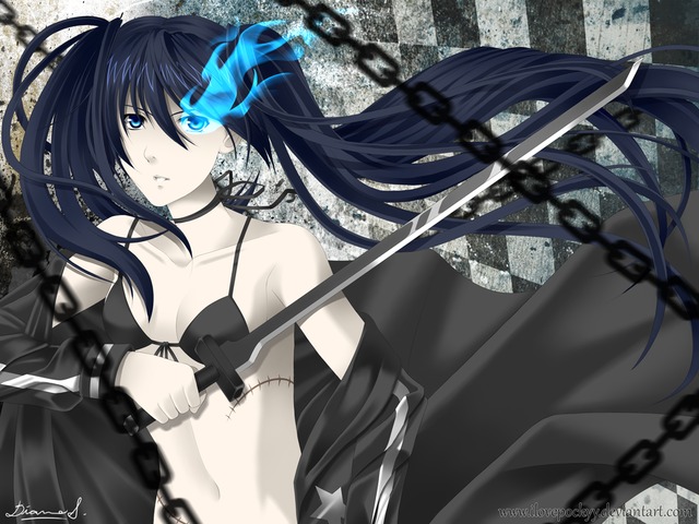 black rock shooter hentai black art rock shooter ilovepockyy njthc