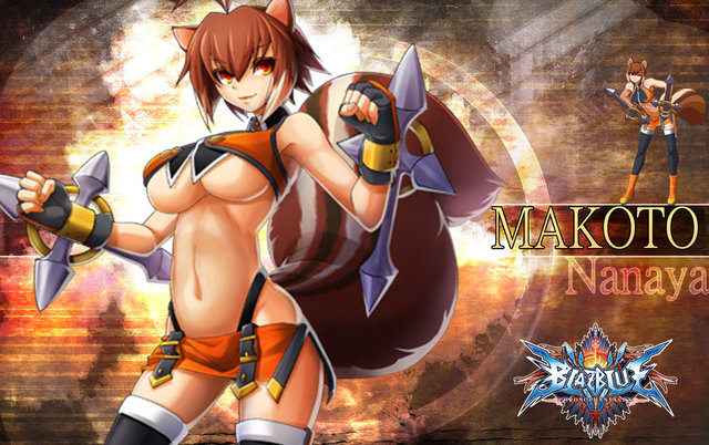 blazblue makoto hentai makoto boards playstation blazblue nanaya chronophantasma editorkid wuct