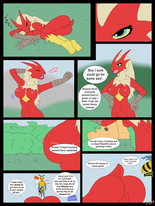 blaziken hentai comic pictures user part gets blaziken aza stung