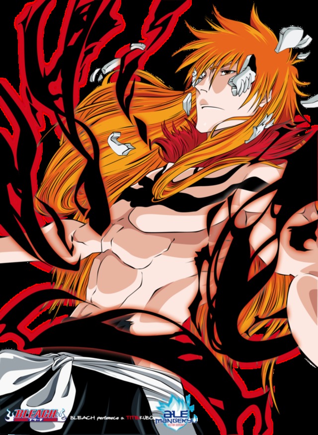 bleach hentai ichigo manga pre digital morelikethis resurrection ichigo vector ale mangekyo