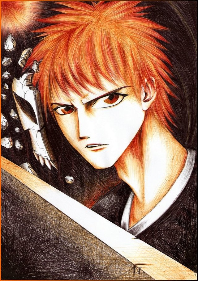 bleach hentai ichigo manga pre morelikethis traditional drawings ichigo kurosaki scooterek