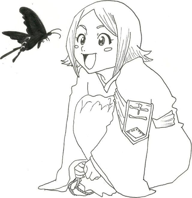 bleach hentai yachiru manga pre morelikethis traditional drawings hell yachiru butterfly shelbygt