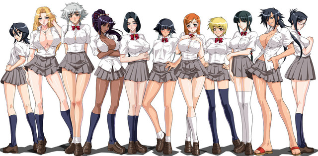 bleach yachiru hentai anime school girls sexy bleach babe
