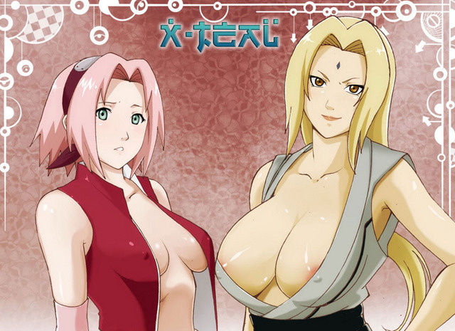 blonde hair hentai hentai naruto media sakura tsunade