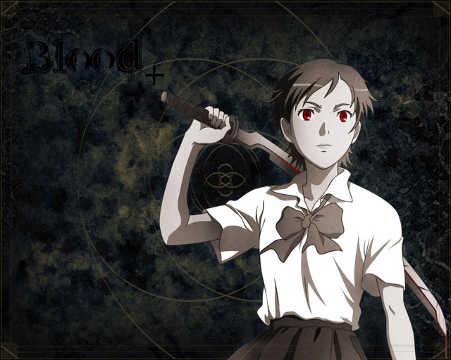 blood+ anime wallpaper familiar