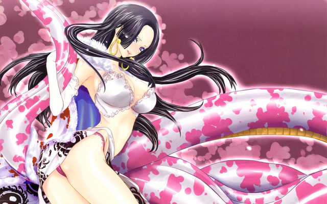 boa hancock e hentai search black ecchi hair breasts blush eyes gloves long underwear label one piece konachan panties purple boa hancock